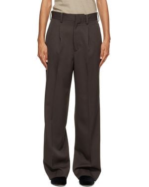 Ssstein Straight Trousers - Brown