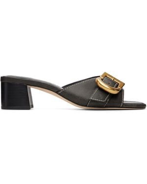 Marc Jacobs 'The Doll' Heeled Sandals - Black