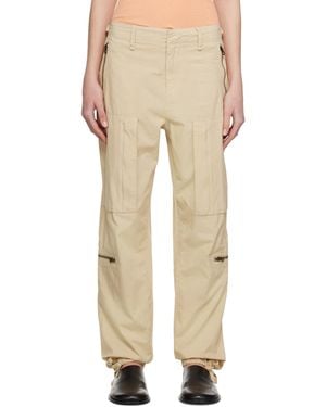 Rag & Bone Kai Flight Trousers - Natural