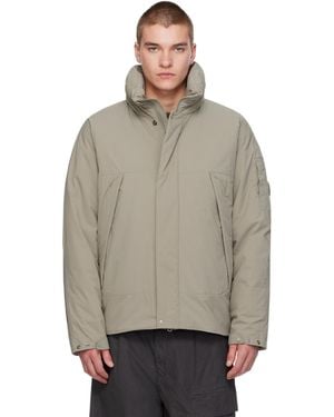 C.P. Company Khaki Pro-Tek Primaloft Lens Jacket - Grey