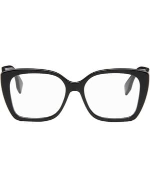 Fendi Lettering Rectangle Glasses - Black