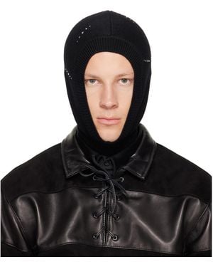 Ernest W. Baker Crystal Embellished Balaclava - Black