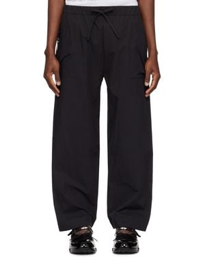 Simone Rocha Bow Pocket Cargo Pants - Black