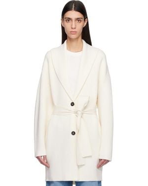 TOTEME Off Shawl-Lapel Robe Cardigan - Natural