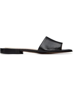 Maison Margiela Tabi Flat Mule Sandals - Black