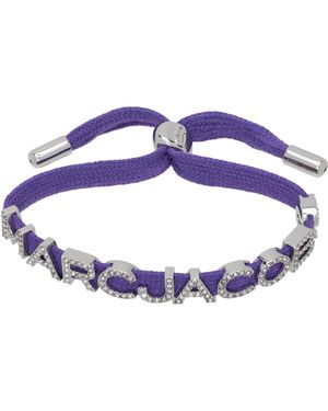 Marc Jacobs Laced Logo Bracelet - Blue
