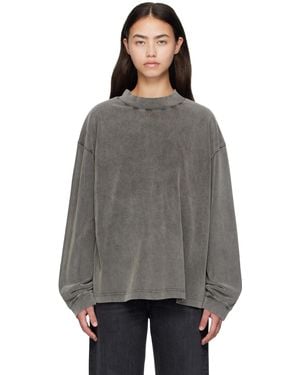 Acne Studios Crew Neck Logo Patch T-Shirt - Black