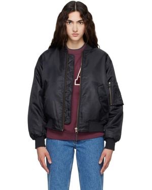 Anine Bing Leon Bomber Jacket - Black