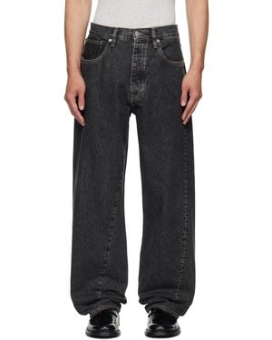 sunflower Wide Twist Jeans - Black