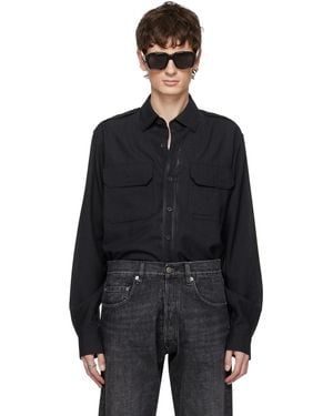 Maison Margiela Long-Sleeved Shirt - Black