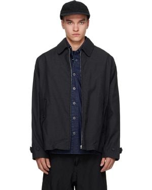 Comme des Garçons Cotton Wool Serge Jacket - Blue