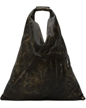 MM6 by Maison Margiela Triangle Medium Tote - Black