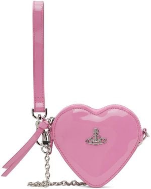 Vivienne Westwood ハート リスレット ポーチ - ピンク