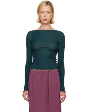 Baserange Vein Long Sleeve T-Shirt - Green