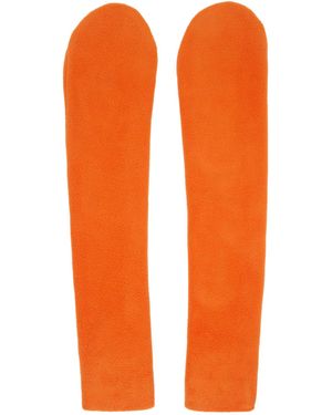 Colleen Allen Fleece Sleeve Arm Warmers - Orange