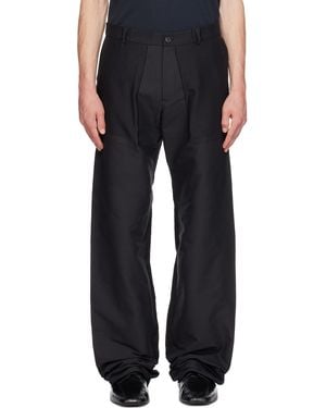 Balenciaga 3D Woven Trousers - Black