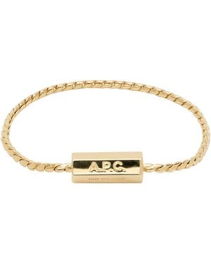 A.P.C. Angle Bracelet - Black