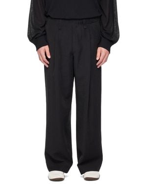 Homme Plissé Issey Miyake Opacity Trousers - Black
