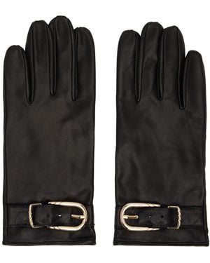 Ernest W. Baker Buckle Gloves - Black