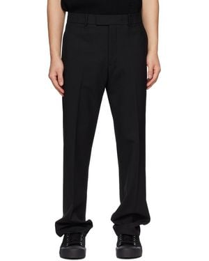 Helmut Lang Black Suit Trousers