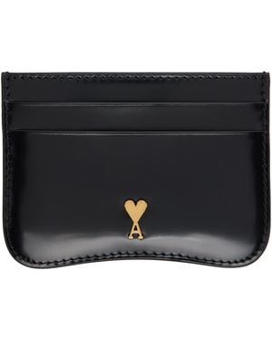 Ami Paris Paris Paris Card Holder - Black