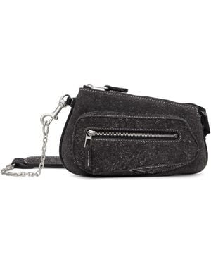 Kiko Kostadinov Trivia Chain Pochette Bag - Black