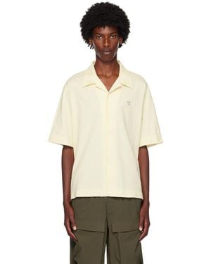 Givenchy オフホワイト 4g ボウリングシャツ - ブラック