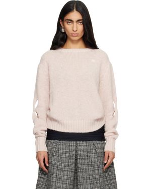 STEFAN COOKE Slashed Shaggy Jumper - Black