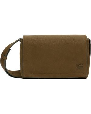 Paul Smith Khaki Flap Over Crossbody Bag - Green