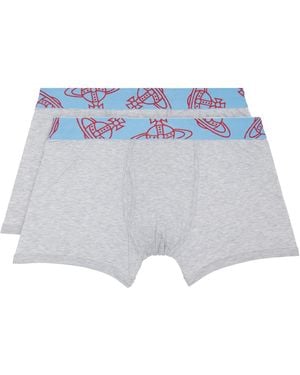 Vivienne Westwood Two-Pack Band Boxer Briefs - Blue