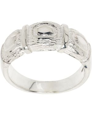 Bleue Burnham Impressions Window Box Ring - Metallic