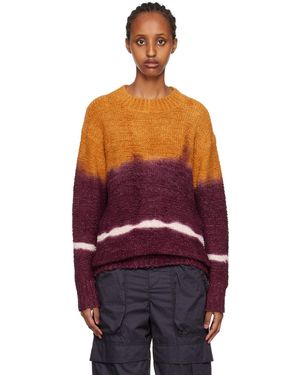 Isabel Marant Pull happy et mauve - Rouge