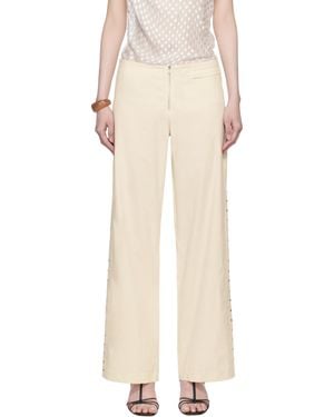 Belle Anna Off- Ete Pants - Natural