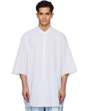 Hed Mayner Short Sleeve Shirt - White