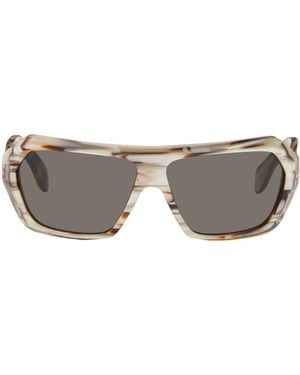 Marni Tortoiseshell Rectangular Sunglasses - Multicolor