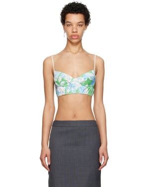 ShuShu/Tong Ssense Exclusive White Tank Top - Black