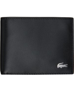 Lacoste Small Fitzgerald Leather Wallet - Black