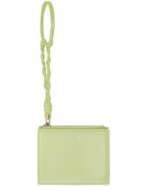 Jil Sander ーン ミニ 財布 - グリーン