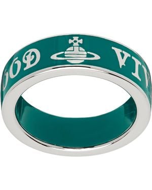 Vivienne Westwood Conduit Street Ring - Green