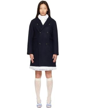 Ans Dostoevner Double Coat - Blue