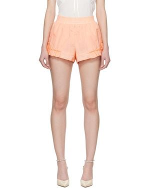 Simone Rocha Frill Track Shorts - Multicolour