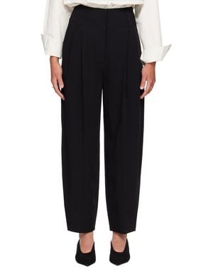 TOTEME Draped Balloon Trousers - Black