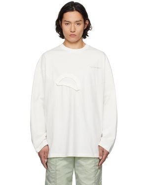 Feng Chen Wang ホワイト 2In1 オーバーサイズ Tシャツ