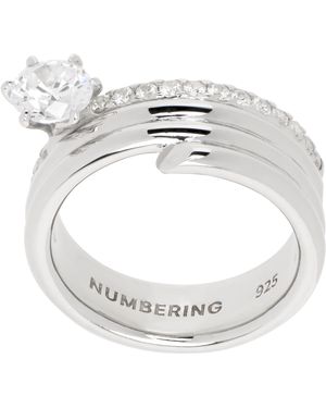 NUMBERING シルバー #8408 リング - メタリック