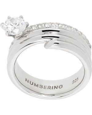 NUMBERING Bague #8408 Argentée - Métallisé