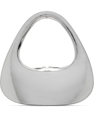 Coperni シルバー Mirrored Swipe バゲットバッグ - グレー