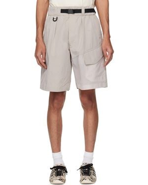 Y-3 Ut Wideleg Cargo Shorts - Natural