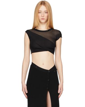 AYA MUSE Ssense Exclusive Rib Olbia Tank Top - Black