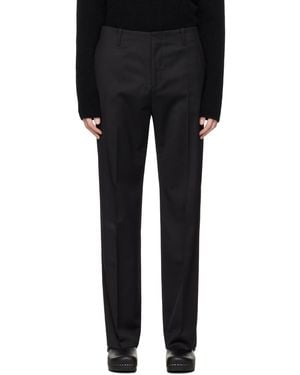 Filippa K ブラック ブーツカット トラウザーズ
