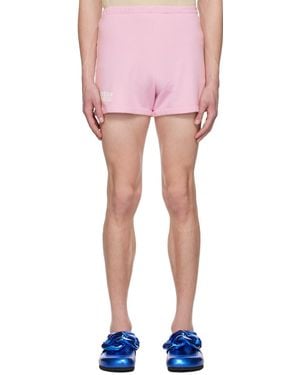 Liberal Youth Ministry Ssense Exclusive Dream Center Shorts - Pink